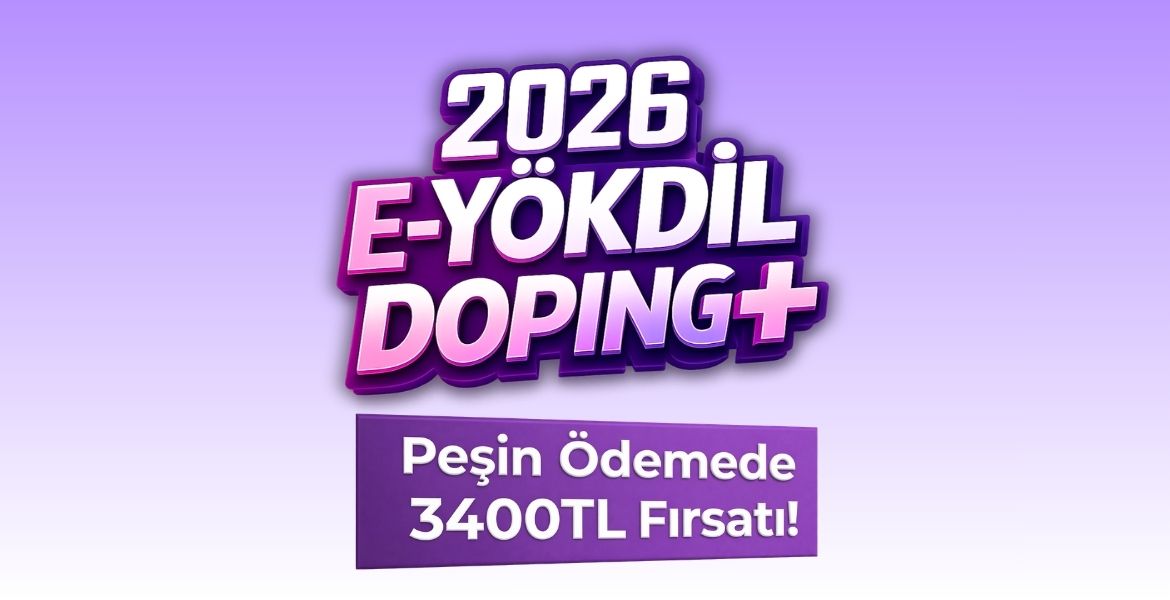 2026  E-YÖKDİL DOPING+ Online
